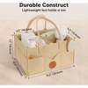 Original Baby Diaper Caddy Organizer for Nursery, Light Mocha - Carriers - 3
