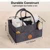 Original Baby Diaper Caddy Organizer for Nursery, Mystic Gray - Carriers - 3