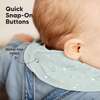 8-Pack Organic Baby Bandana Drool Bibs for Boys and Girls, Vessels - Bibs - 8