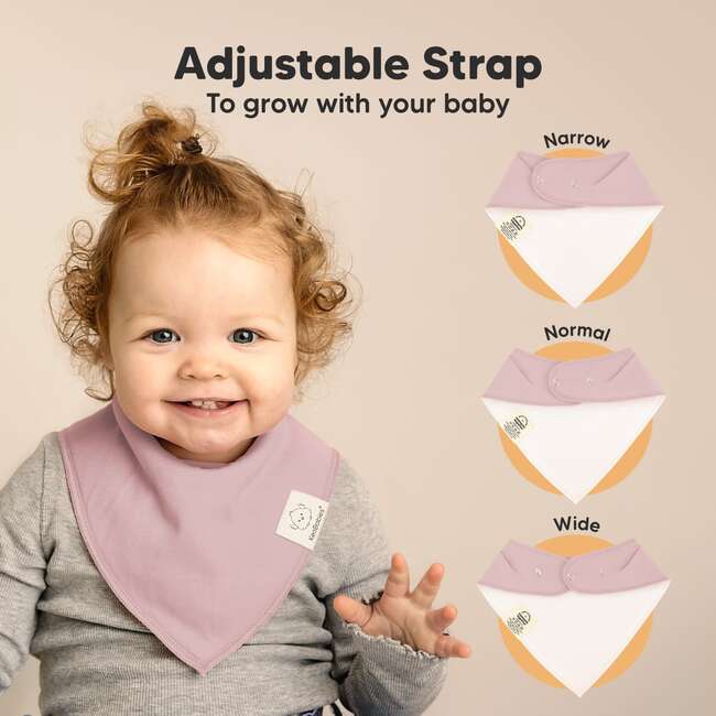 8-Pack Organic Baby Bandana Drool Bibs for Boys and Girl, Spring - Bibs - 3