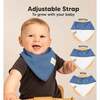 8-Pack Organic Baby Bandana Drool Bibs for Boys and Girls, Cruise - Bibs - 3