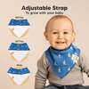 8-Pack Organic Baby Bandana Drool Bibs for Boys and Girls, Seaside - Bibs - 3