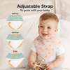 8-Pack Organic Baby Bandana Drool Bibs for Boys and Girls, Roarsome - Bibs - 3