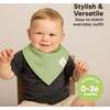 8-Pack Organic Baby Bandana Drool Bibs for Boys and Girls, Cruise - Bibs - 4
