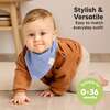 8-Pack Organic Baby Bandana Drool Bibs for Boys and Girl, Spring - Bibs - 4