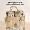 Original Baby Diaper Caddy Organizer for Nursery, Light Mocha - Carriers - 6
