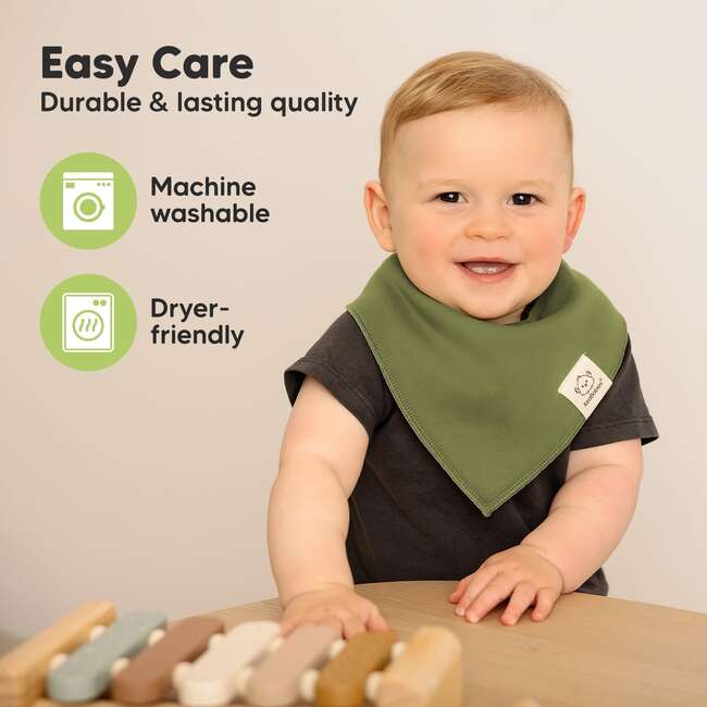 8-Pack Organic Baby Bandana Drool Bibs for Boys and Girls, Cruise - Bibs - 7
