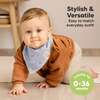 8-Pack Organic Baby Bandana Drool Bibs for Boys and Girls, Seaside - Bibs - 4