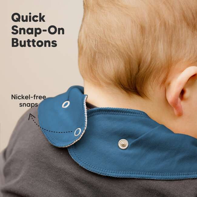 8-Pack Organic Baby Bandana Drool Bibs for Boys and Girls, Cruise - Bibs - 8