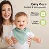 8-Pack Organic Baby Bandana Drool Bibs for Boys and Girls, Roarsome - Bibs - 7
