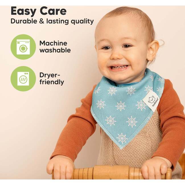 8-Pack Organic Baby Bandana Drool Bibs for Boys and Girls, Seaside - Bibs - 6