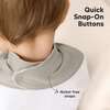 8-Pack Organic Baby Bandana Drool Bibs for Boys and Girls, Roarsome - Bibs - 8