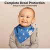 8-Pack Organic Baby Bandana Drool Bibs for Boys and Girls, Seaside - Bibs - 7