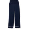 Pima Cotton Maternity Pants, Navy - Pants - 1 - thumbnail