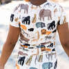 Kids Bamboo PJ Set - Animals of Africa - Pajamas - 3