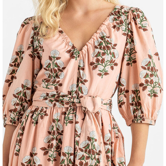 Womens Esperanza Dress - Pink Bouquet Floral - Dresses - 3