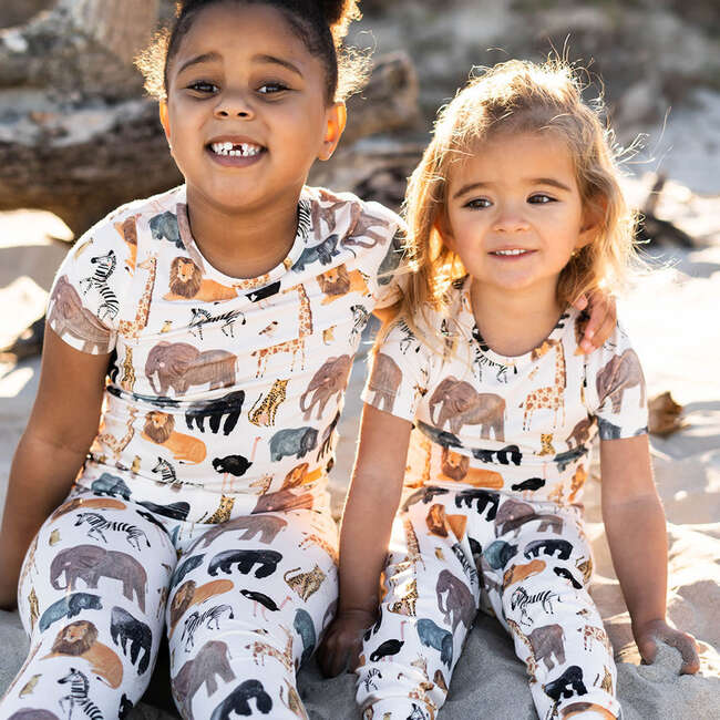 Kids Bamboo PJ Set - Animals of Africa - Pajamas - 5