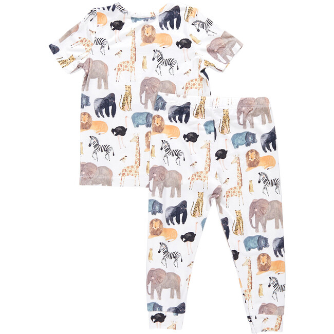 Kids Bamboo PJ Set - Animals of Africa - Pajamas - 7