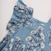 Girls Elsie Dress - Blue Bouquet Floral - Dresses - 3