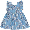 Girls Elsie Dress - Blue Bouquet Floral - Dresses - 7