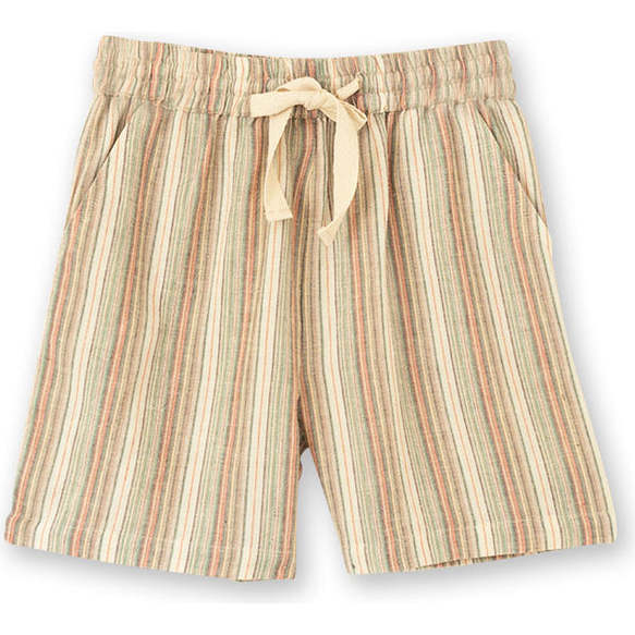 Everyday Boys Shorts, Mint Green Stripe