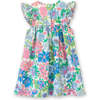 Girls Flutter Sleeves Hannah Dress, Spring Floral - Dresses - 7