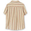 Boys Collar Shirt, Mint Green Stripe - Shirts - 6