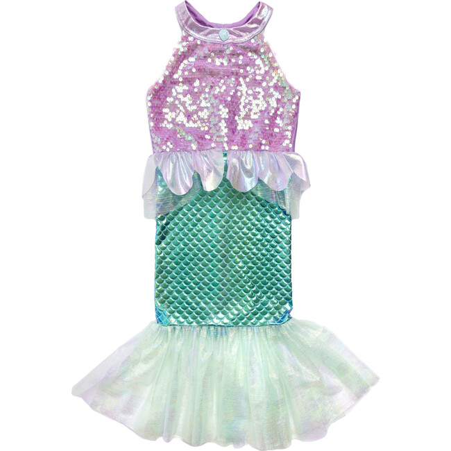 Misty Mermaid Dress, Pink/Blue,