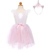 Dreamy Unicorn Dress & Headband, Iridescent/Pink - Costumes - 1 - thumbnail