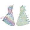 Rainbow Reversible Unicorn Dragon Cape 3/4 - Costumes - 1 - thumbnail