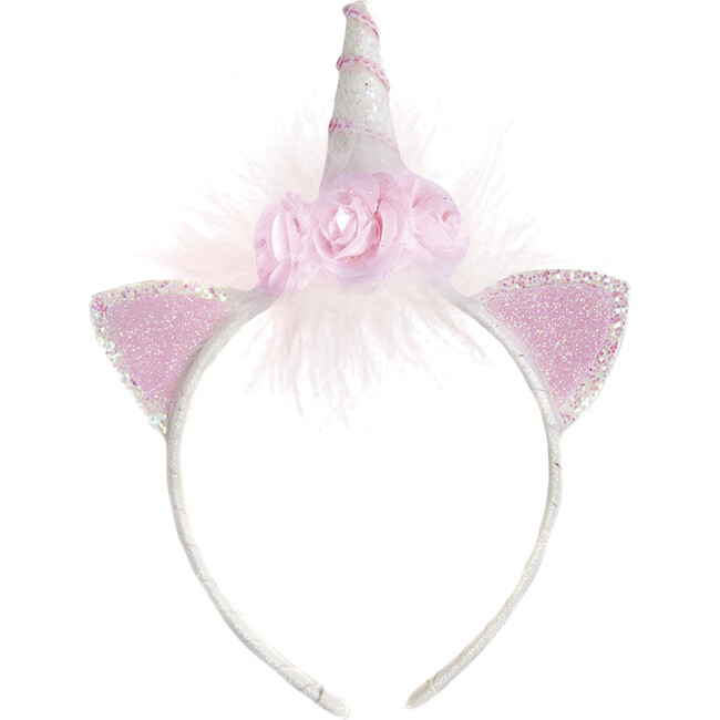 Dreamy Unicorn Dress & Headband, Iridescent/Pink - Costumes - 3