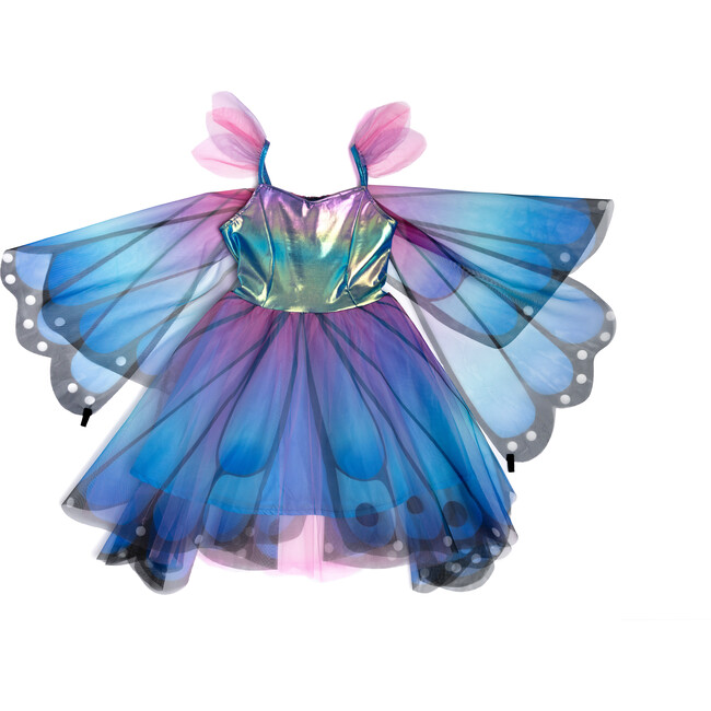 Butterfly Twirl Dress & Wings, Blue/Purple
