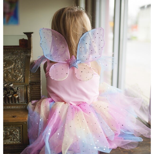 Rainbow Fairy Dress & Wings, Multi, Size 7-8 - Costumes - 4