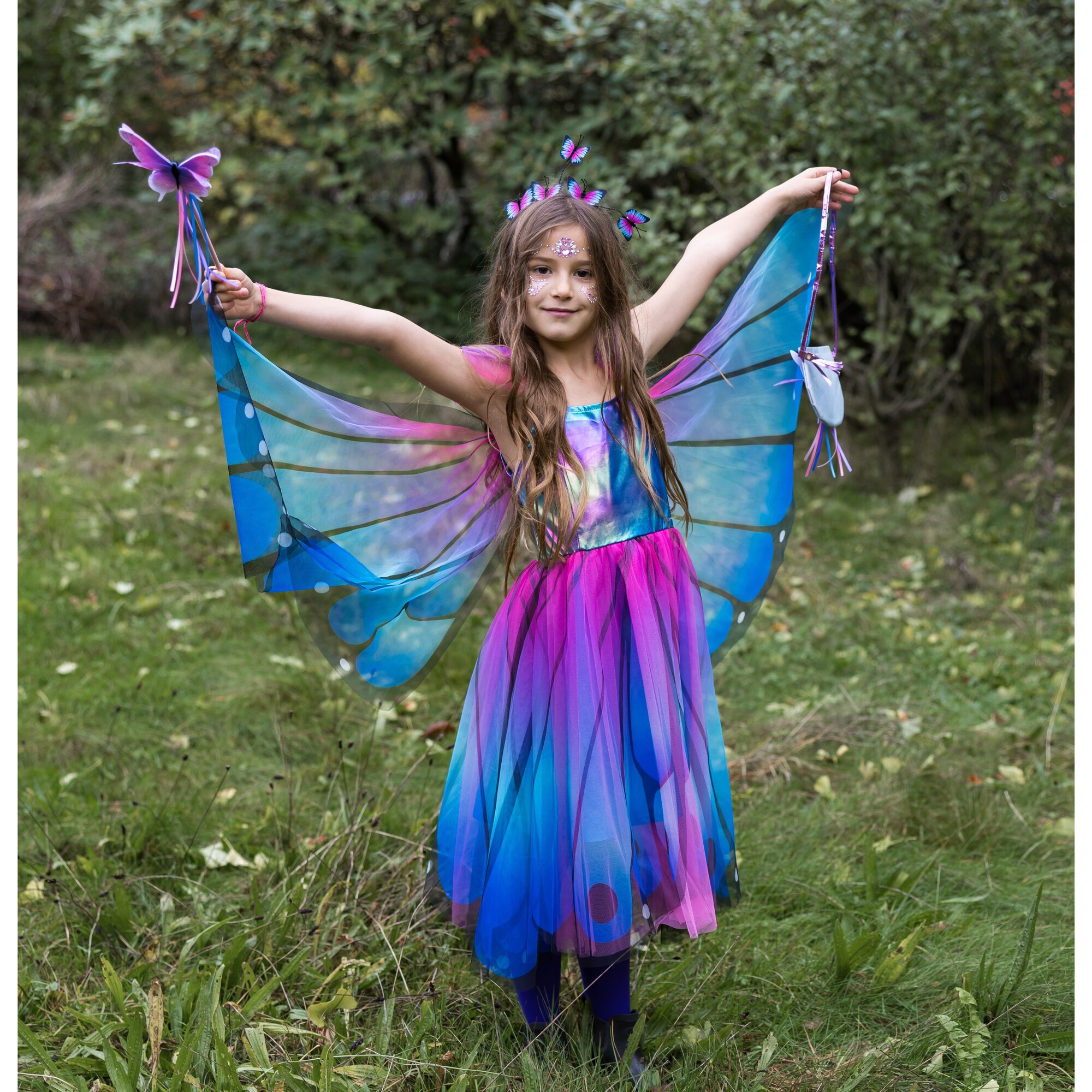 Pink Sequins Butterfly Dress & Wings - Great Pretenders Kids, Maisonette