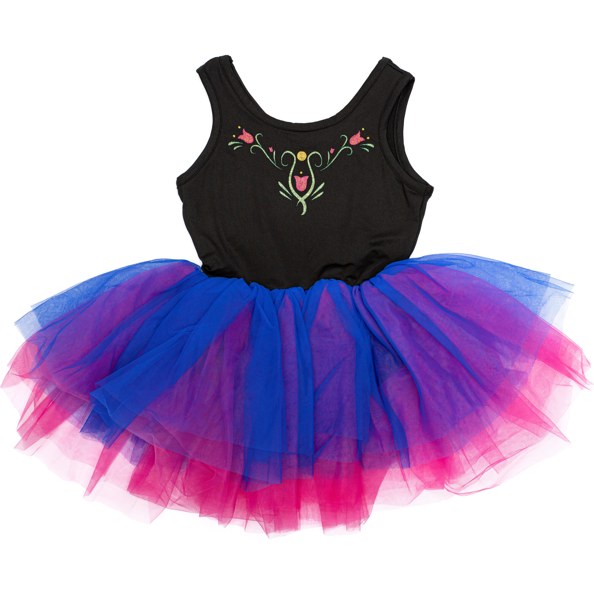 Anna Ballet Tutu Dress, Black/Multi - Costumes - 1