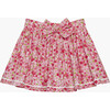 Rosie Floral Skirt, Red Floral - Skirts - 1 - thumbnail