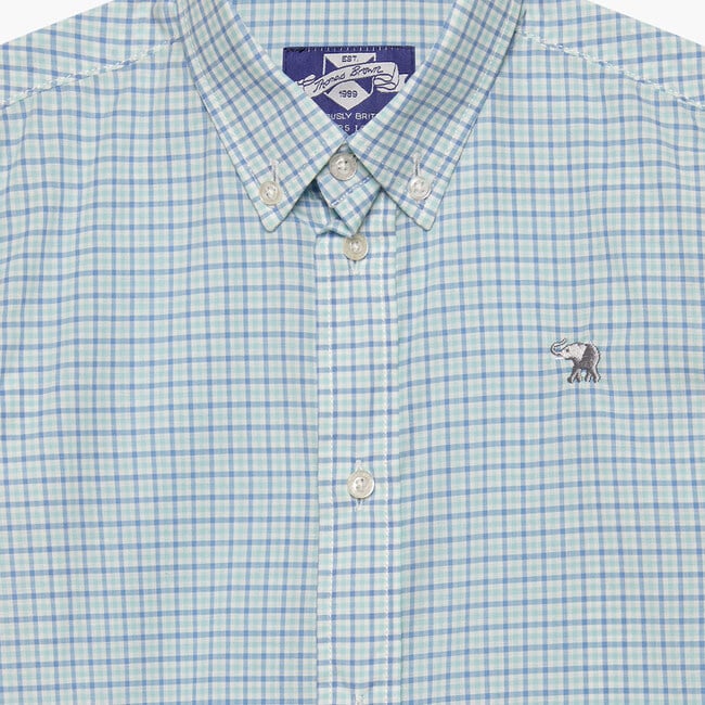 Thomas Shirt, Sage Check - Shirts - 3