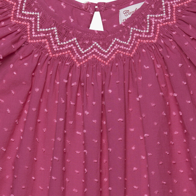 Pippa Smocked Dress, Pink - Dresses - 3