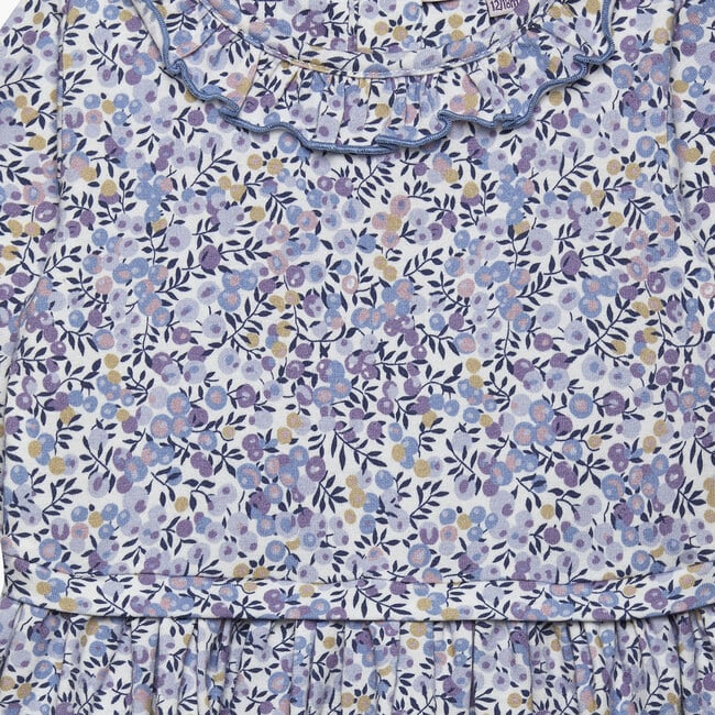 Little Liberty Print Wiltshire Jersey Dress, Lilac Wiltshire - Dresses - 3