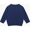 Little Digby Digger Sweater, Denim Blue Marl - Sweaters - 3