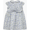 Little Catherine Rose Smocked Dress, Blue Rose - Dresses - 3