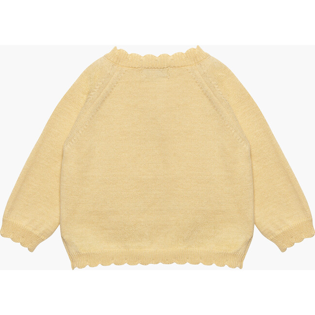 Little Duckling Cardigan, Pale Yellow - Cardigans - 2