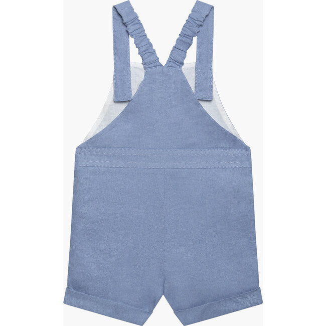 Little Atticus Guardsman Bib Short, French Blue - Rompers - 3