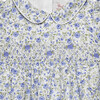 Little Catherine Rose Smocked Dress, Blue Rose - Dresses - 4