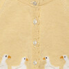 Little Duckling Cardigan, Pale Yellow - Cardigans - 3