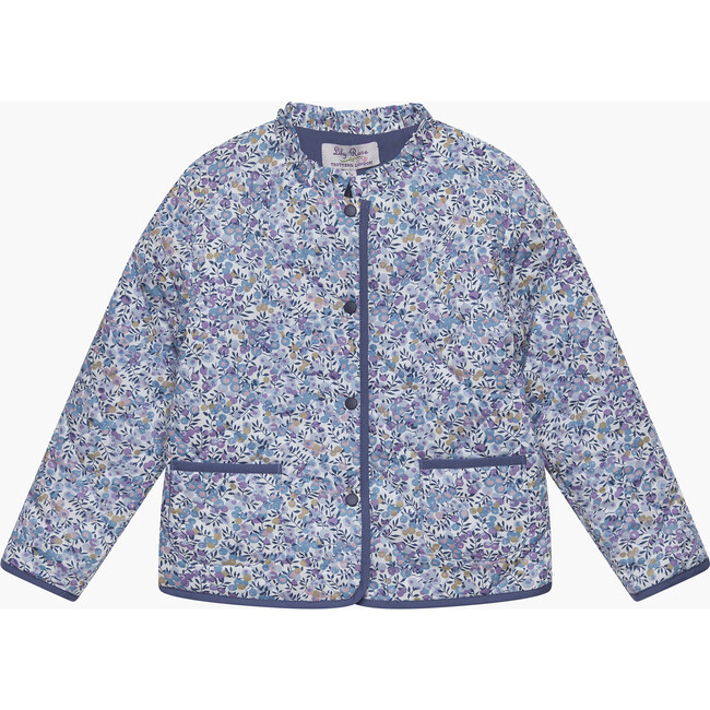 Liberty Print Wiltshire Quilted Jacket, Lilac Wiltshire
