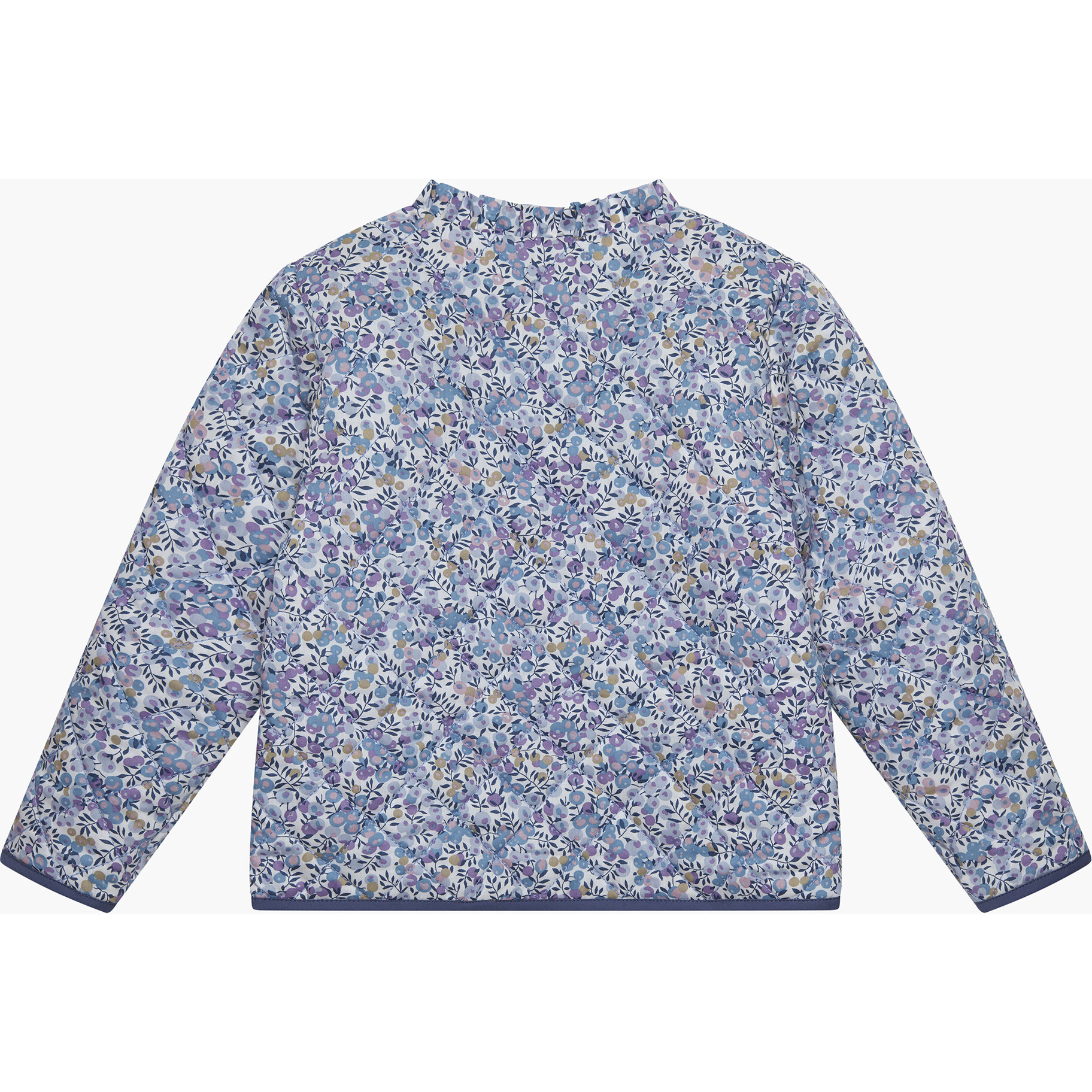 Liberty Print Wiltshire Quilted Jacket, Lilac Wiltshire - Trotters