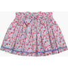 Liberty Print Theresa Floral Skirt, Red Theresa Floral - Skirts - 1 - thumbnail