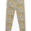 Liberty Print Elysian Day Leggings, Lemon Elysian Day - Leggings - 2