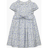 Catherine Rose Smocked Dress, Blue Rose - Dresses - 4